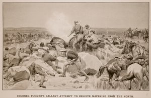 Il Coraggioso Tentativo del Colonnello Plumer di Liberare Mafeking dal Nord, dopo F.J. Mackenzie
